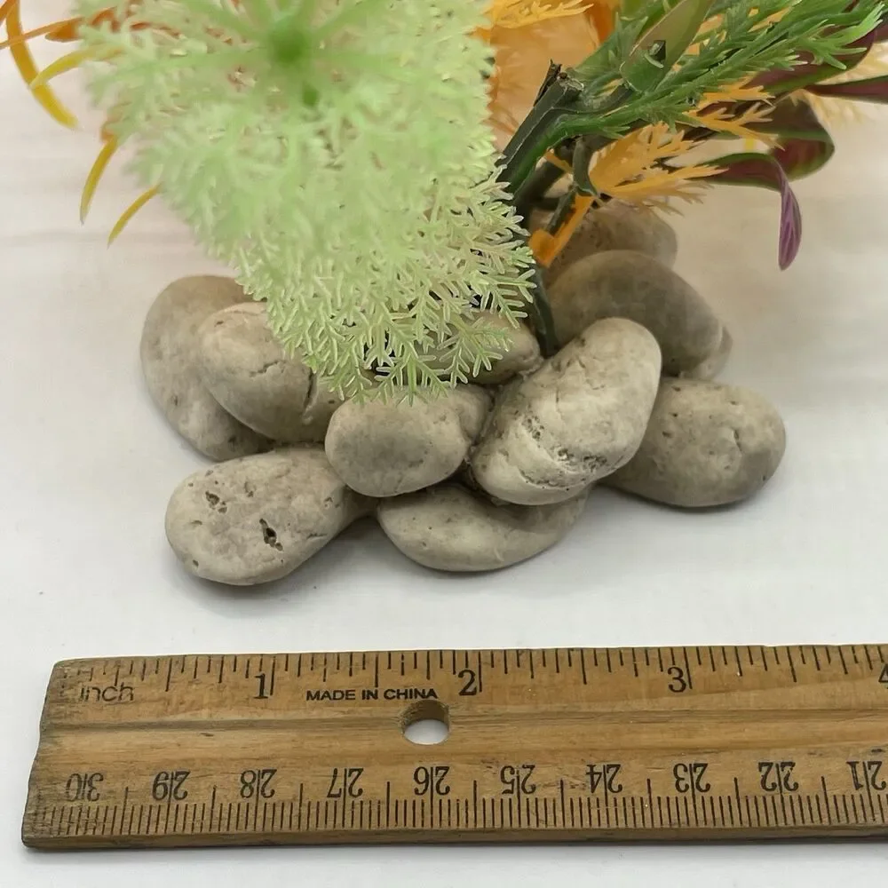 Fish Tank Aquarium Decorations/ Accessories Lot of 10 Colorful Ceramics Grasses